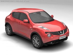 2011 nissan juke Modelo 3D