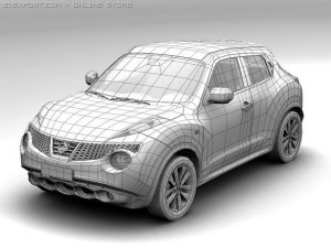 2011 nissan juke Modelo 3D