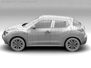 2011 nissan juke Modelo 3D