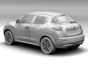 2011 nissan juke Modelo 3D