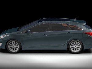 2012 hyundai i40 wagon Model 3D