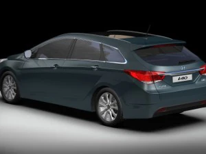 2012 hyundai i40 wagon 3D Model