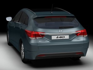 2012 hyundai i40 wagon Model 3D