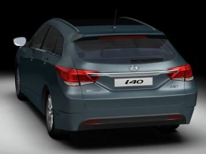 2012 hyundai i40 wagon 3D Model
