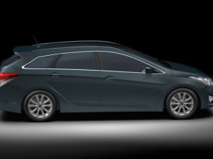 2012 hyundai i40 wagon Model 3D