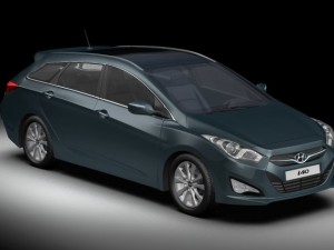 2012 hyundai i40 wagon Model 3D