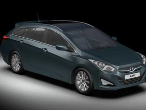 2012 hyundai i40 wagon 3D Model