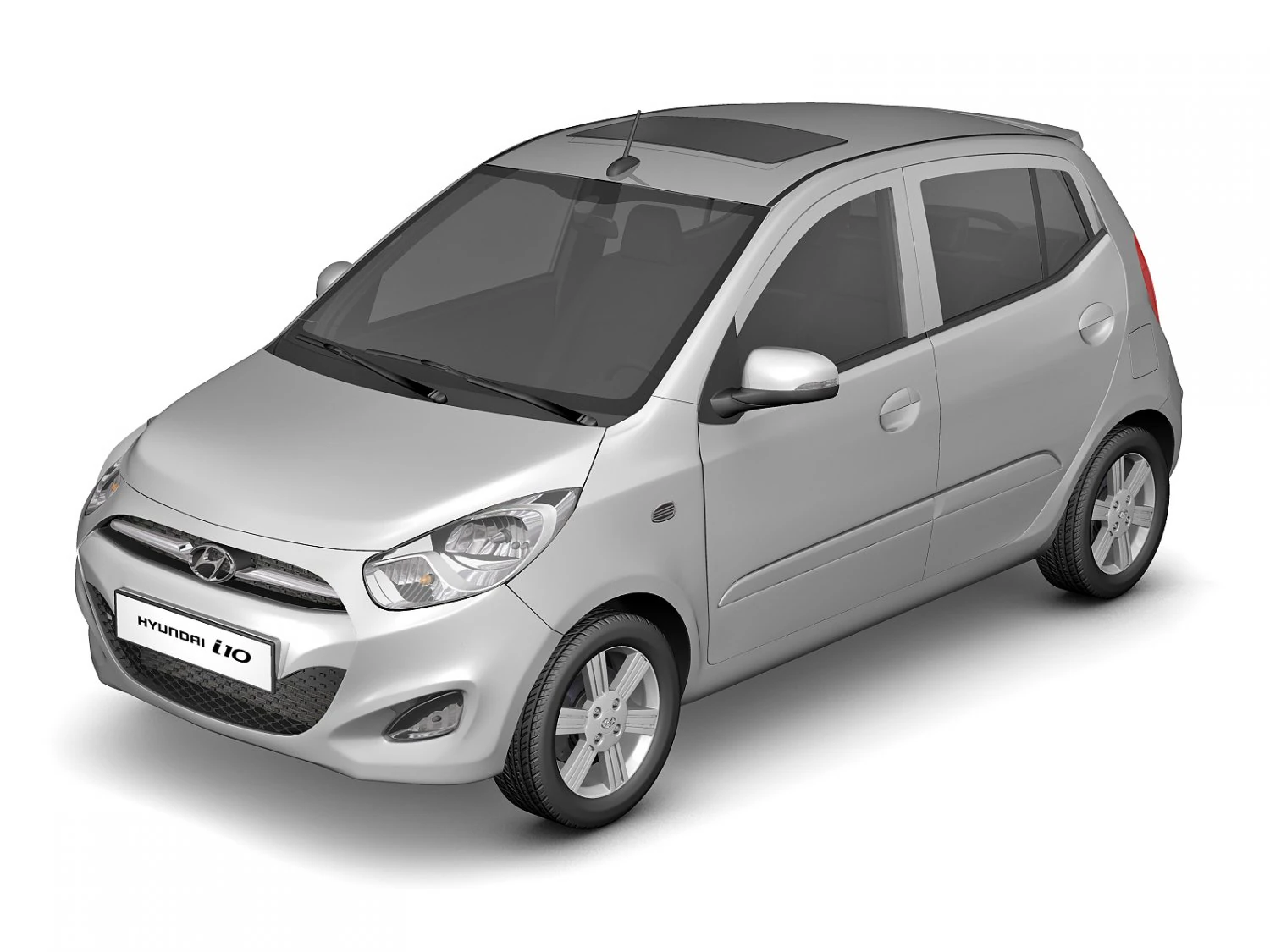 2011 Hyundai i10 3D Model .c4d .max .obj .3ds .fbx .stl .blend 
