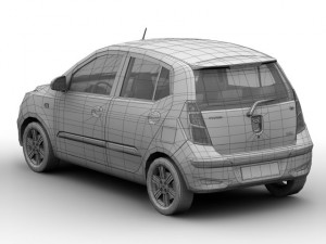 2011 hyundai i10 3D मॉडल