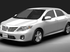 2011 toyota corolla Modèle 3D