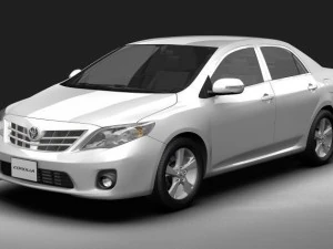 Тойота Королла 2011г. 3D Модель