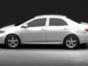 2011 toyota corolla 3D Модель