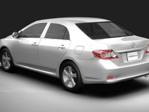 2011 toyota corolla 3D Модель