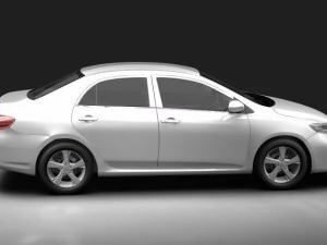 2011 toyota corolla 3D Model