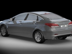 2012 hyundai i40 sedan 3D Model