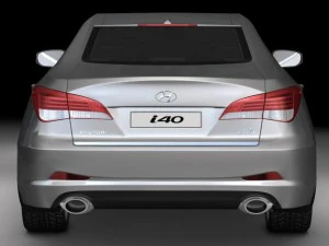 2012 hyundai i40 sedan 3D Model