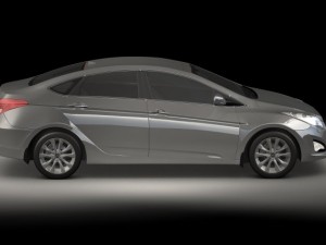 2012 hyundai i40 sedan 3D Model