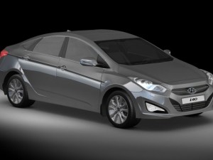 2012 hyundai i40 sedan 3D Model