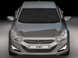 2012 hyundai i40 sedan 3D Model