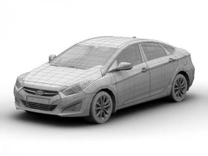 2012 hyundai i40 sedan 3D Model