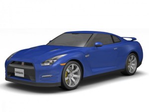 2011 nissan gtr Modèle 3D