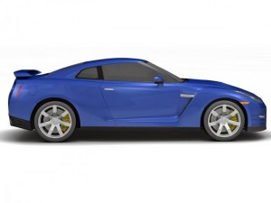 2011 nissan gtr 3D मॉडल