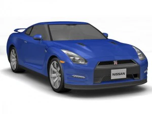 2011 nissan gtr 3D Model