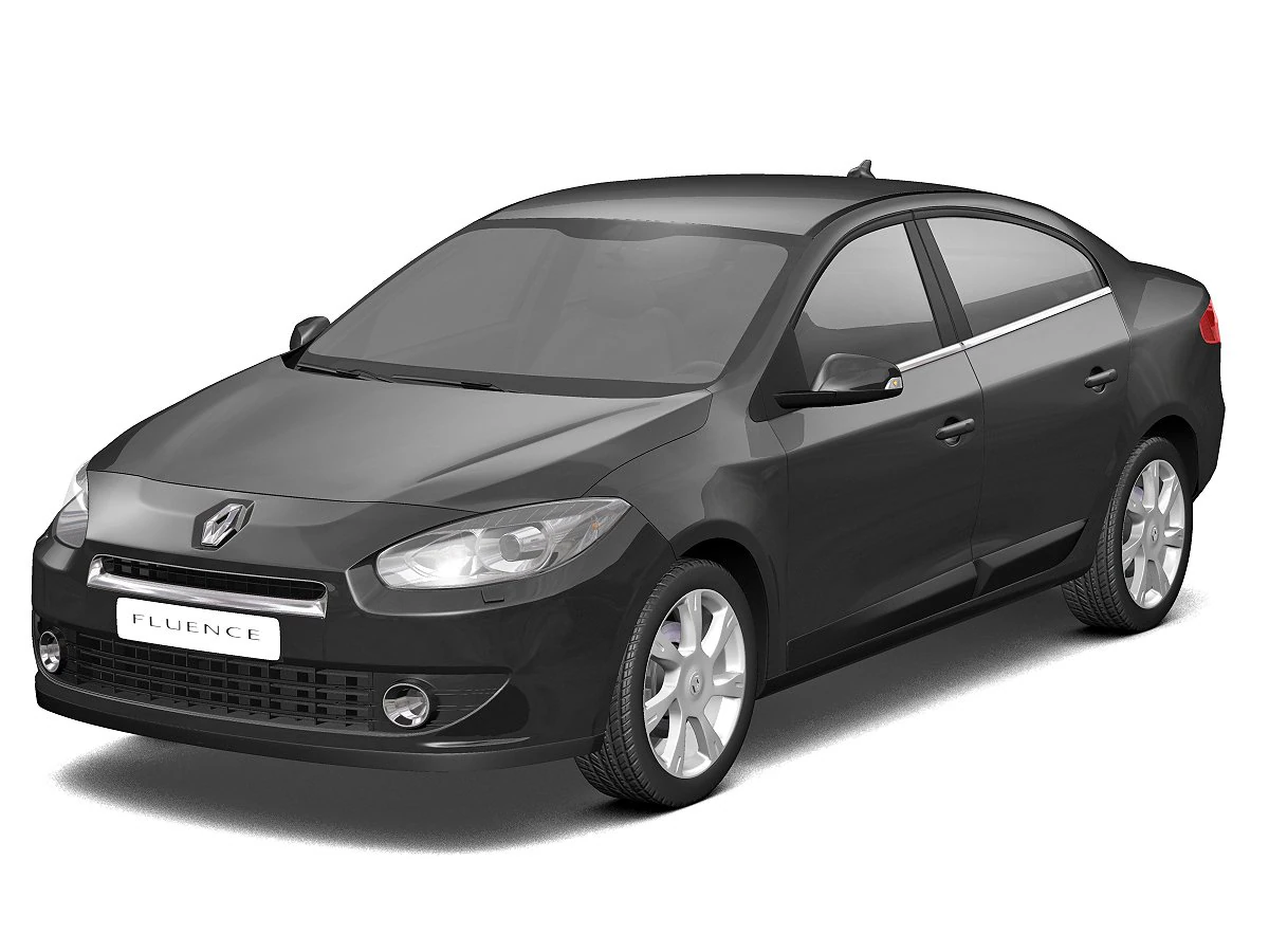 2011 renault fluence 3D Model .c4d .max .obj .3ds .fbx .stl .blend 
