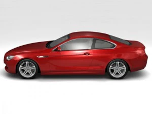 2011 bmw 6 series coupe 3D Model