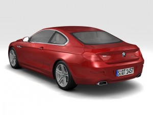 2011 bmw 6 series coupe 3D-Modell