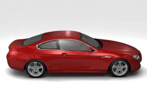 2011 bmw 6 series coupe 3D Model