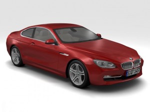 2011 bmw 6 series coupe 3D-Modell