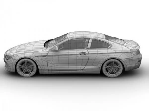 2011 bmw 6 series coupe 3D Model
