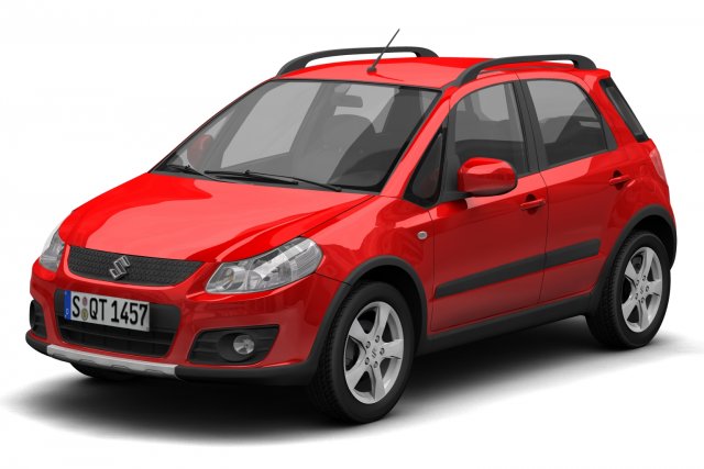 2011 suzuki sx4 Modello 3D .c4d .max .obj .3ds .fbx .stl .blend 