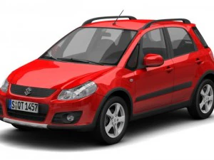 Сузуки СХ4 2011 года. 3D Модель