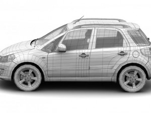 2011 suzuki sx4 Modello 3D