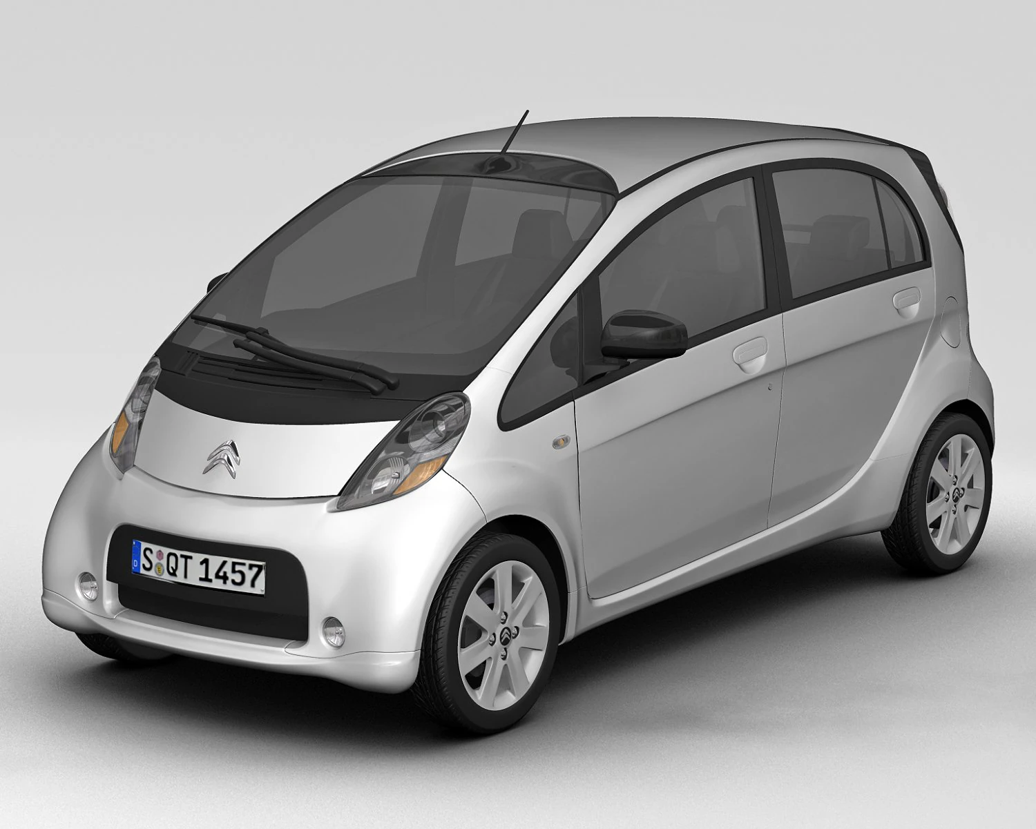 2011 citroen czero 3D Model .c4d .max .obj .3ds .fbx .stl .blend
