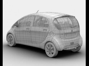 2011 citroen czero 3D Model