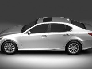 2013 lexus gs350 3D Model