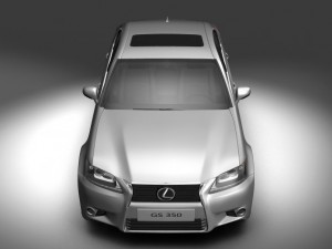 2013 lexus gs350 3D Model
