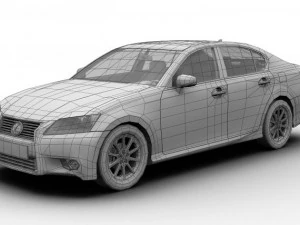 2013 lexus gs350 3D Model