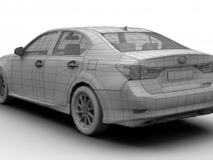 2013 lexus gs350 3D Model