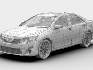 2012 toyota camry 3D Model