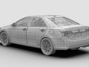 2012 toyota camry 3D Model