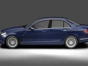 2012 mercedes benz c class 3D Model