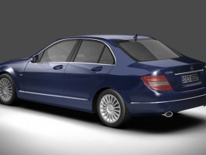 2012 mercedes benz c class Modello 3D