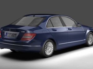 2012 mercedes benz c class Modello 3D
