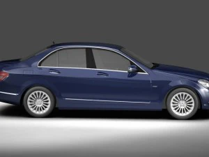 2012 mercedes benz c class 3D Model