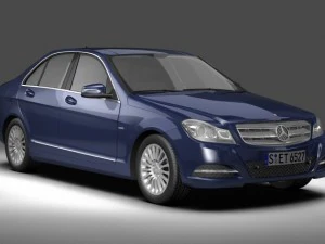 2012 mercedes benz c class 3D Model