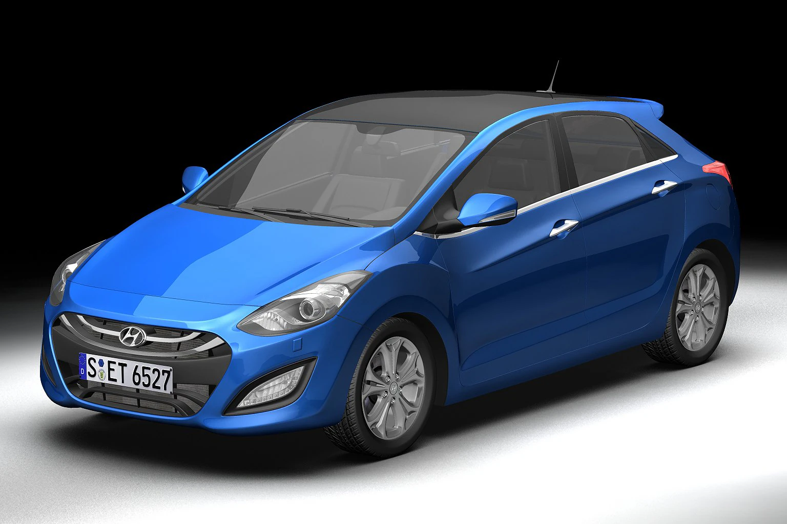 2013 hyundai i30 elantra touring 3D Model .c4d .max .obj .3ds .fbx .stl .blend